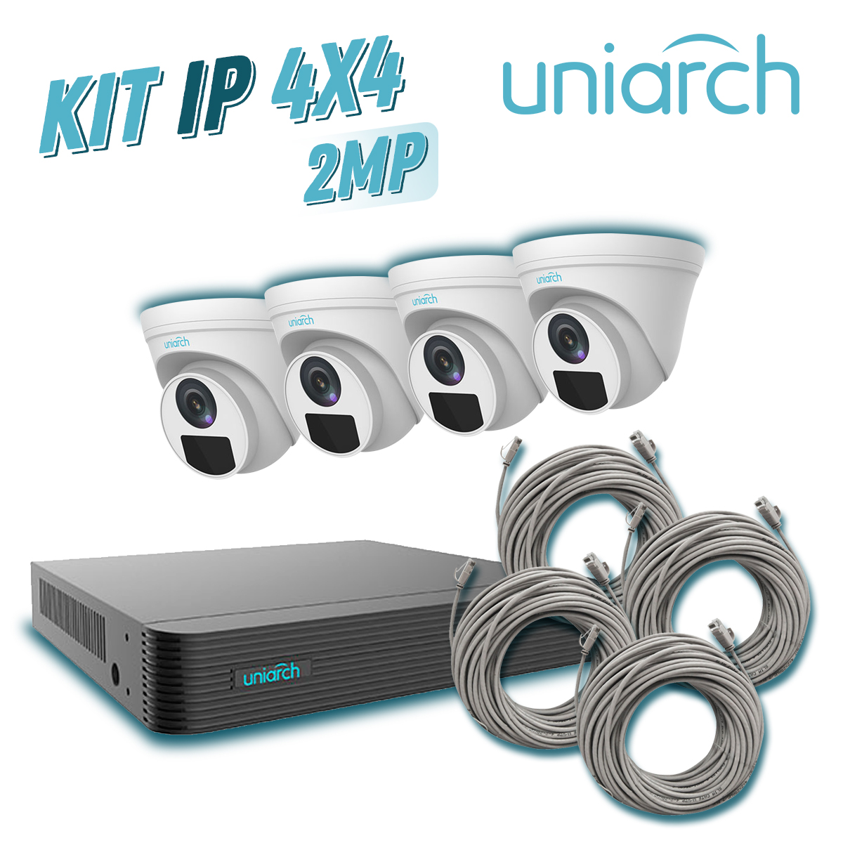 KIT 4X4 UNIARCH IP EXTERIOR BULLET